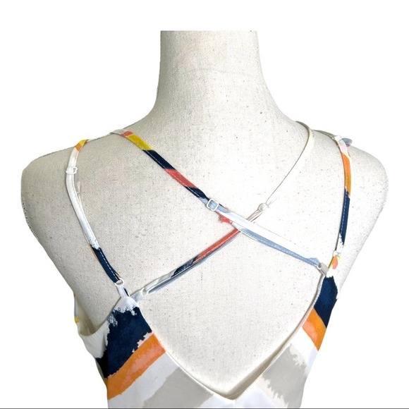 CUPCAKES AND CASHMERE Striped Strappy Striped Dress Size 8 - Picture 4 of 10